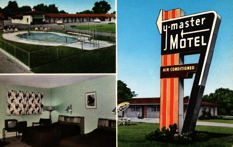 Airport Inn (Y-Master Motel) - Postcard